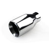2.48 Inch Inlet Automotive Replacement Exhaust Tips Muffler Tip Stainless Steel Chrome Bolt-On Design Muffler Tailpipe Tip for Universal Cars and Sedans