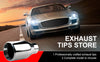 2.48 Inch Inlet Automotive Replacement Exhaust Tips Muffler Tip Stainless Steel Chrome Bolt-On Design Muffler Tailpipe Tip for Universal Cars and Sedans
