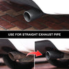 Universal Fit 1.5 - 2 - 2.25 - 2.5 Inch Exhaust Tail Pipe Diameter Exhaust Tip Exhaust tip Steel Car Muffler Tips (A15-B-2)