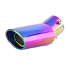 Horizontal view of Exhaust Tip 76mm Stainless Steel colorful Turndown Tip C35
