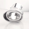 Front of Exhaust Tip 76mm Stainless Steel silver Turndown Tip A1405