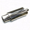 Exhaust Muffler 63mm Stainless Steel Silver Straight cut Tip HH204