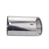 Side of Exhaust Tip 70mm Stainless Steel silver Angle-cut Tip VW POLO GOLF